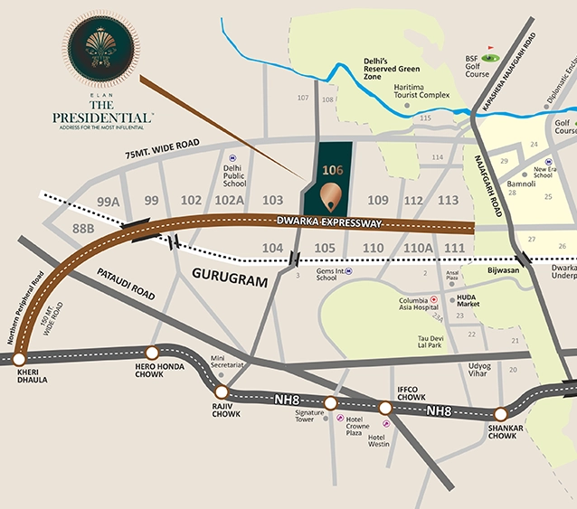Elan The Presidential location advantage